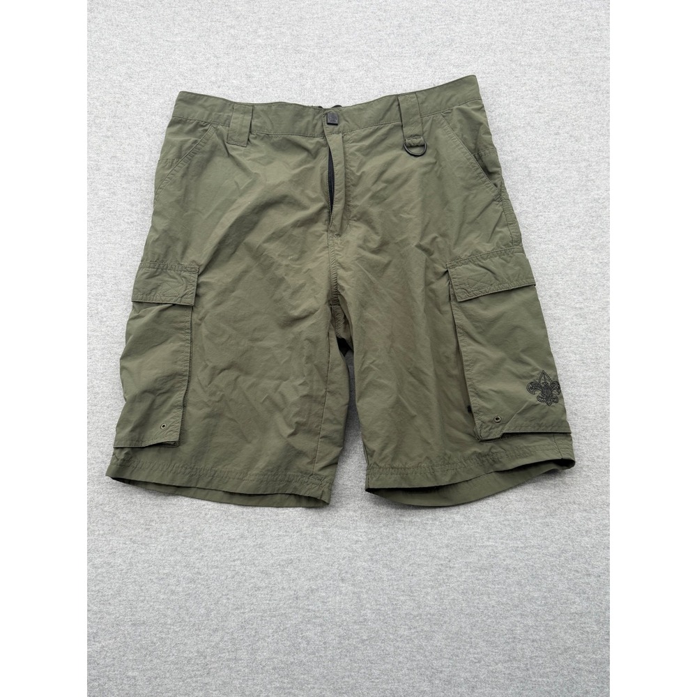 Boy Scouts of America BSA Centennial Shorts Supplex Nylon Green Ladies Med